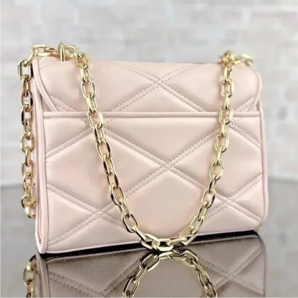 MICHAEL KORS SERENA MEDIUM FLAP CONVERTIBLE CROSSBODY SHOULDER BAG PURSE $628 - Picture 3 of 8
